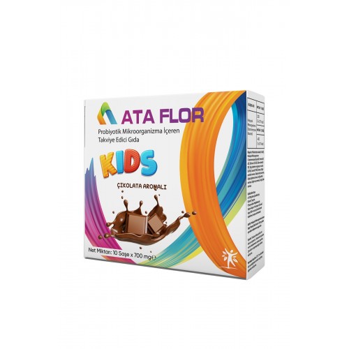Ata Flor Kids Çikolata Aromalı Probiyotik 10 Şase