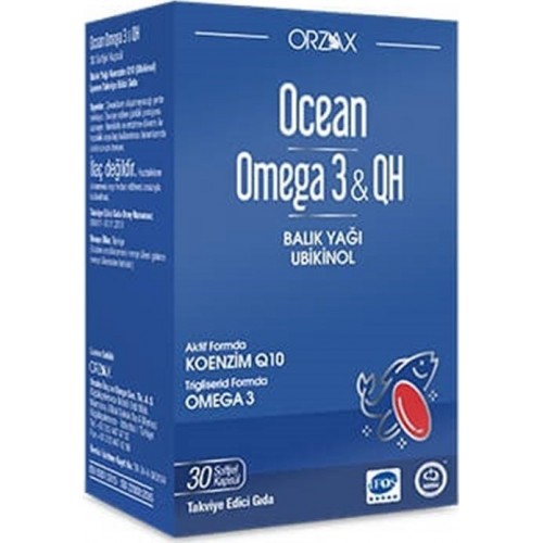 Ocean Omega 3 & QH 30 Yumuşak Kapsül
