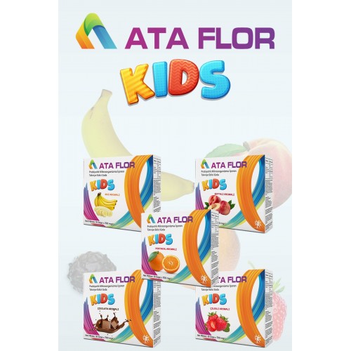 Ata Flor Kids Portakal Aromalı Probiyotik 10 Şase