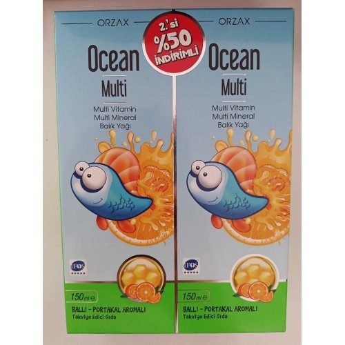Ocean Multi Şurup 150 ml - İkincisi %50 İndirimli