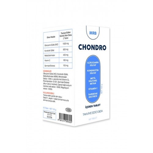 MRB Chondro Glikozamin Kondroitin MSM Vitamin C 60 Tablet