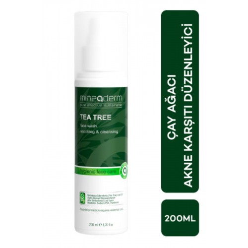MİNEADERM TEA TREE FACE WASH SOOTHİNG & CLEANSİNG 200 ML